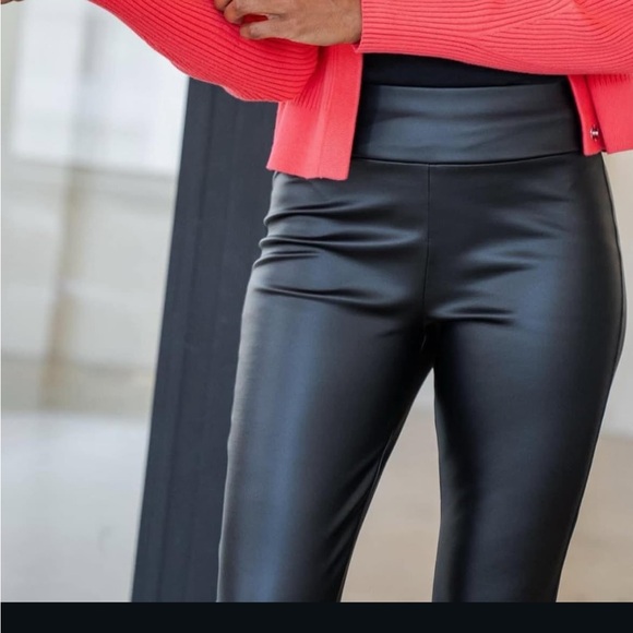 CAbi Pants - CAbi Tomboy Faux Leather Legging Medium Item 4701